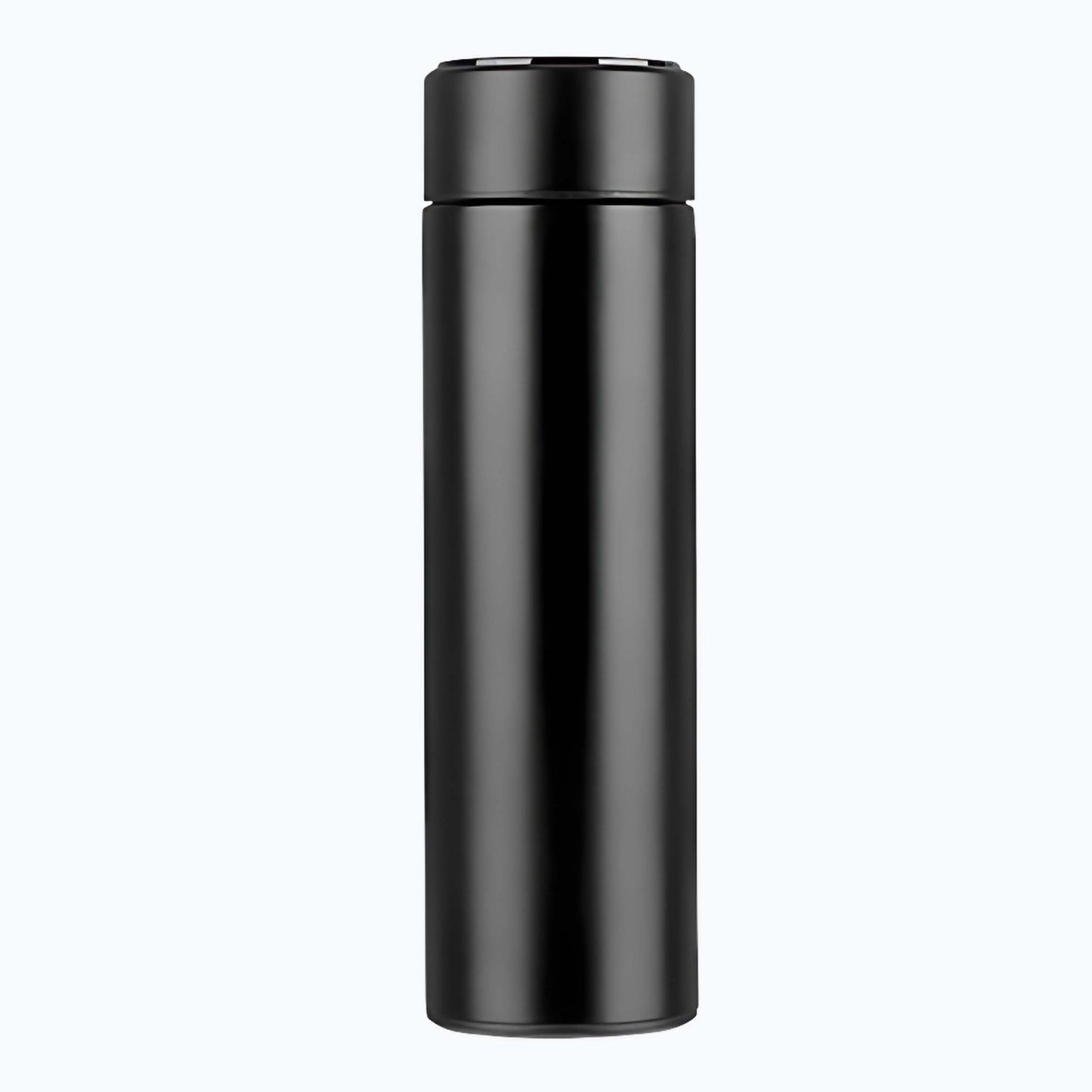 Smart Water Bottle with LED Temperature Display | Double Wall Vacuum Insulated Stainless Steel Flask - 500ml (Black)